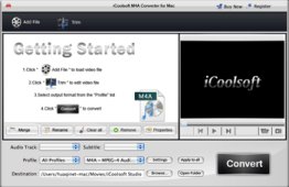 iCoolsoft M4A Converter for Mac