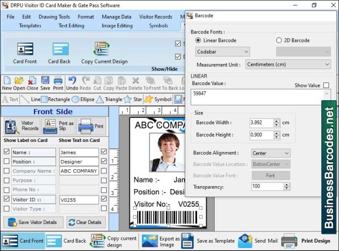 Designing Application for ID Card