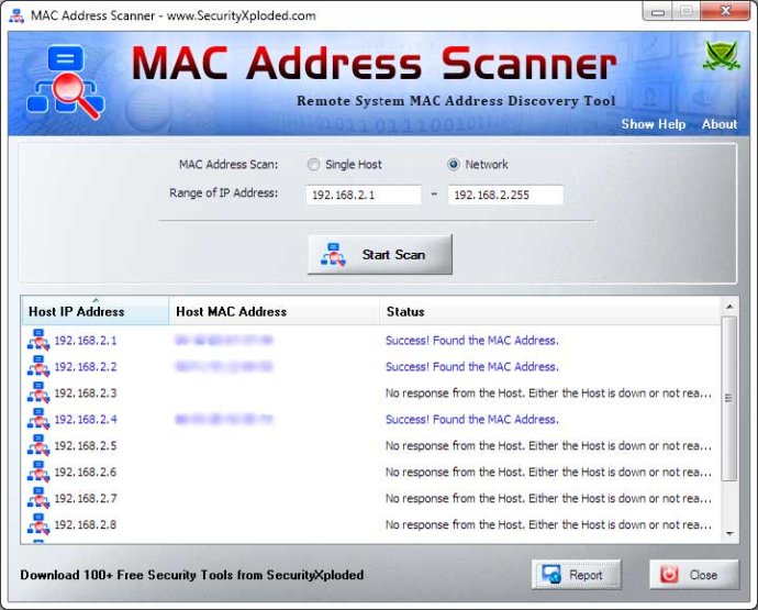 MAC Address Scanner