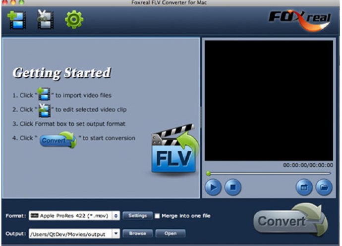 Foxreal FLV Converter for Mac