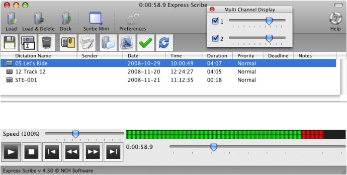 Express Scribe Transcription Software for Mac Free