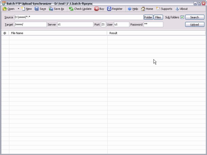 Batch File FTP Sync Uploader Batch File FTP Sync Uploader