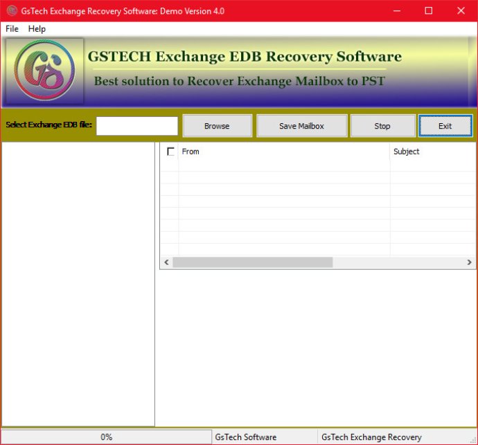 Recover Exchange Mailbox to PST