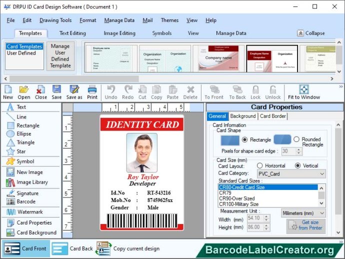Employee ID Badges Creator