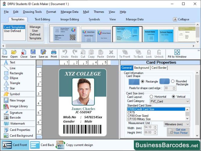 Student Id Badge Designing Student Id Badge Designing
