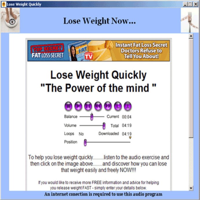 Lose Weight Quickly