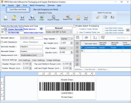 Packaging Barcode Label Maker Software