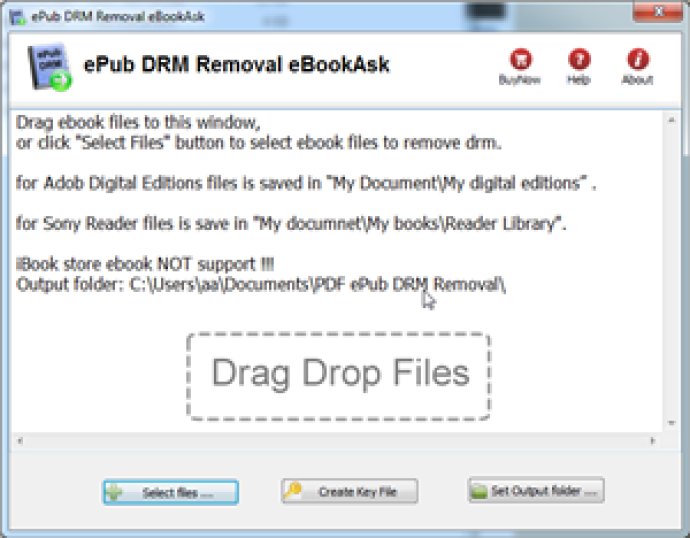 ePub DRM Removal ebookask