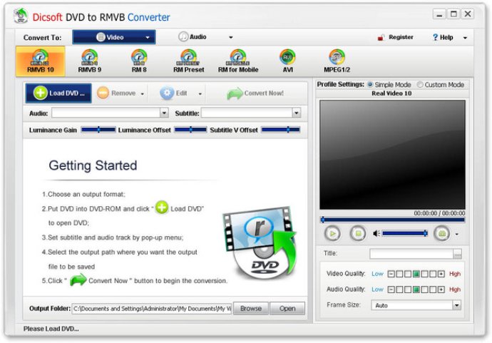 Dicsoft DVD to RMVB Converter
