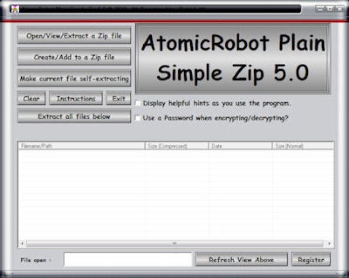 Atomicrobot Plain Simple Zip