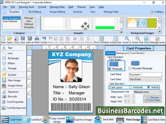 Designing Id Badges Tool Designing Id Badges Tool