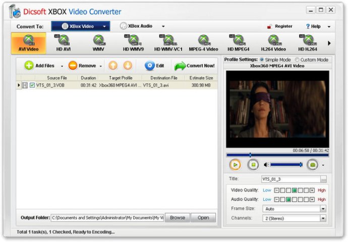 Dicsoft XBox Video Converter