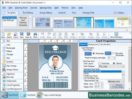 Printing Student ID Card With Barcodes