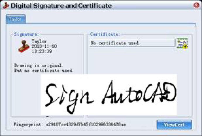 SmartSignSafty For AutoCAD