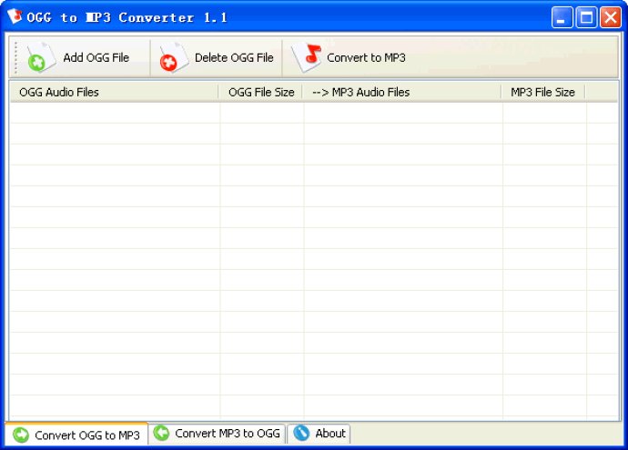 OGG to MP3 Converter