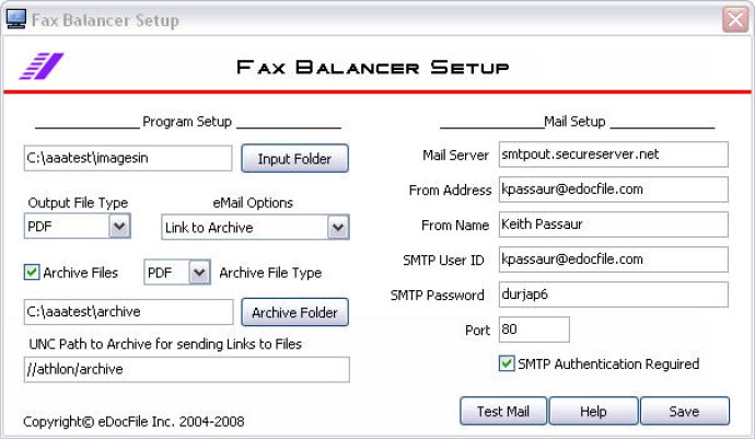 Fax Balancer