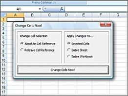 Change Absolute References in Excel