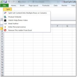 Excel Split Cells Into Multiple Rows or Columns Software