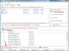 Email and Phone Extractor Files