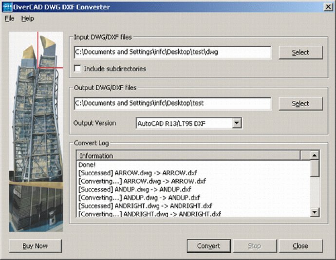 OverCAD DWG DXF Converter