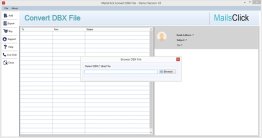 MailsClick Convert DBX File