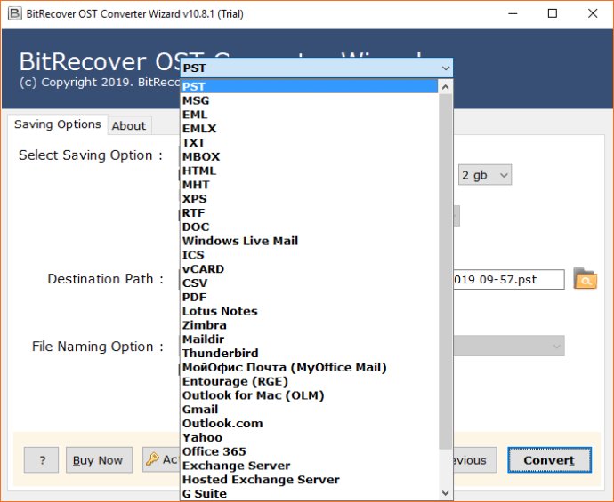BitRecover OST to PST Wizard BitRecover OST to PST Wizard