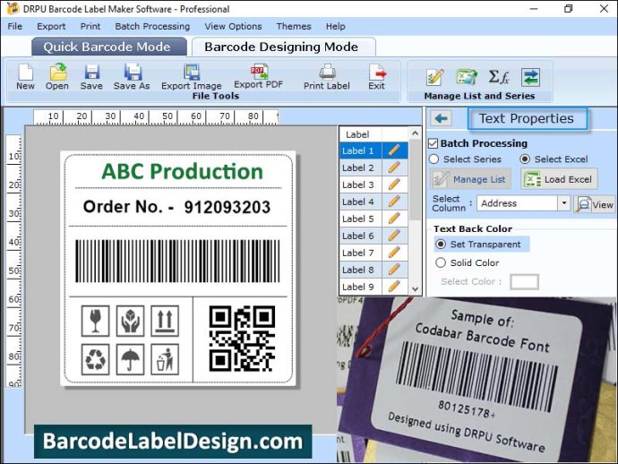 Software Barcode Label Software Barcode Label