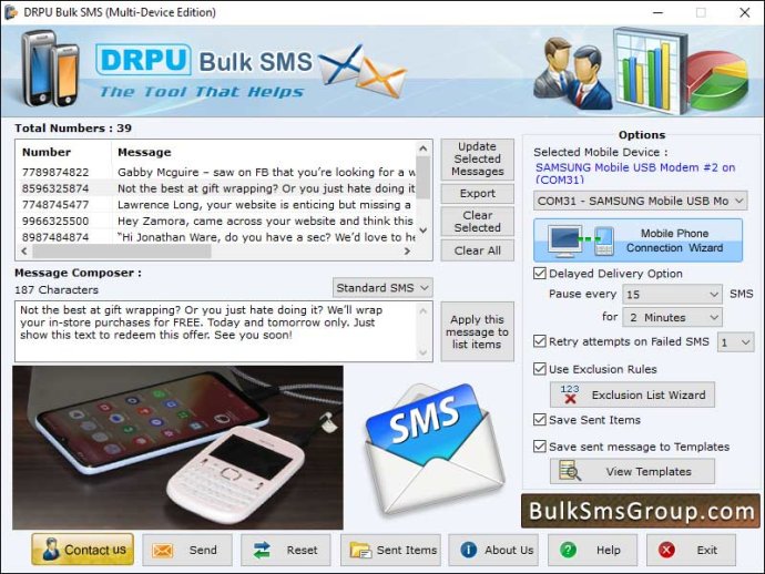 Mass Messaging GSM Mobile Mass Messaging GSM Mobile