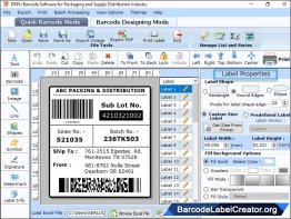 Packaging Barcode Creator Software