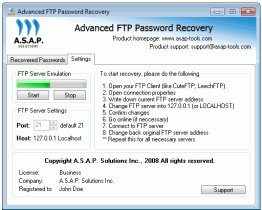 Advanced FTP Password Recovery
