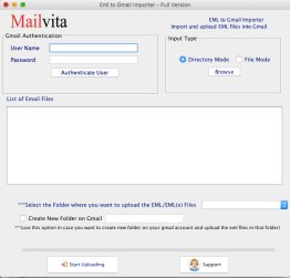 Mailvita EML to Gmail Importer
