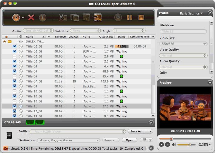 ImTOO DVD Ripper Ultimate for Mac