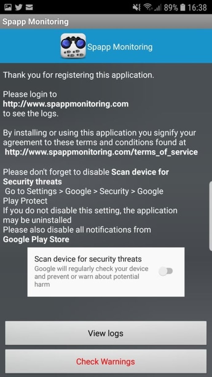 Spapp Monitoring - Spy Phone APp