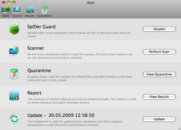 Dr.Web  anti-virus for Mac OS X