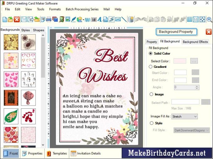 Greeting Card Designer Tool Greeting Card Designer Tool