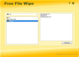 Free File Wipe