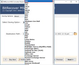 BitRecover MSG Converter Wizard