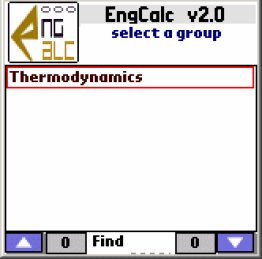 EngCalc(Thermodynamics)- Palm Calculator