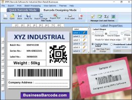 Industrial Barcode Maker