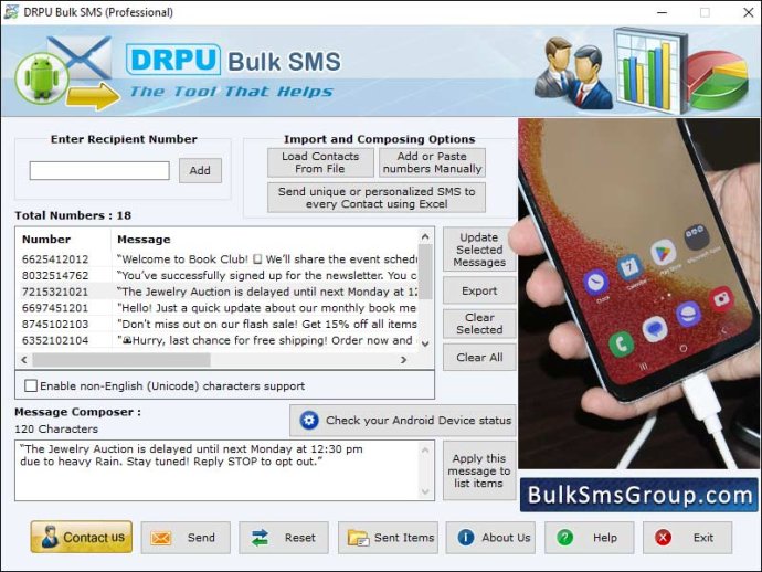 Group SMS Software Group SMS Software