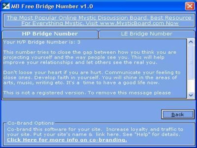 MB Bridge Number
