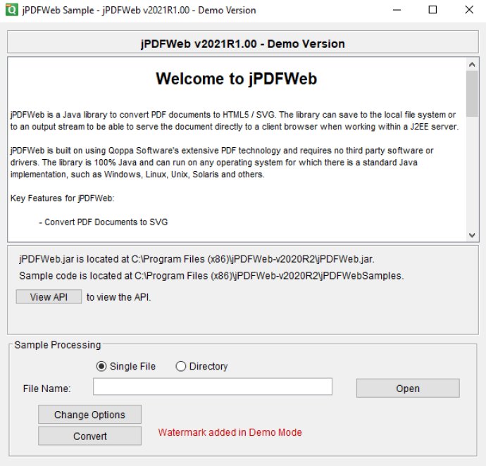 jPDFWeb for Linux
