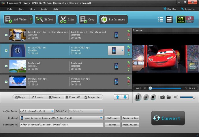 Aiseesoft Sony XPERIA Video Converter