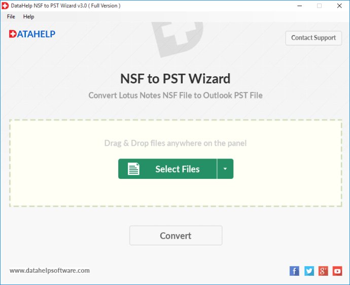 NSF to PST Conversion Tool