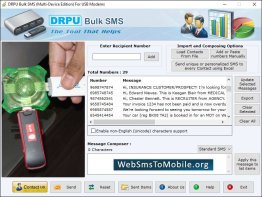 Web SMS to Mobile