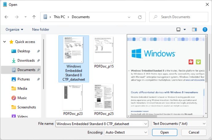 PDF Preview for Windows 11