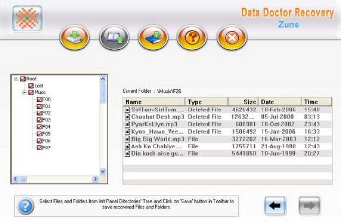 Zune Files Data Recovery