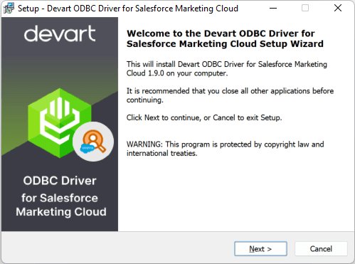 Salesforce MC ODBC Driver by Devart