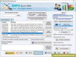 SMS Software for GSM Mobile