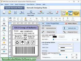 2d Barcode Manufacturing Labels